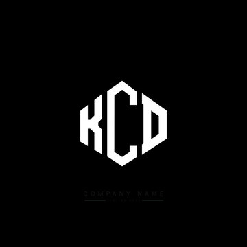 KCD letter logo design with polygon shape. KCD polygon logo monogram. KCD cube logo design. KCD hexagon vector logo template white and black colors. KCD monogram, KCD business and real estate logo. 