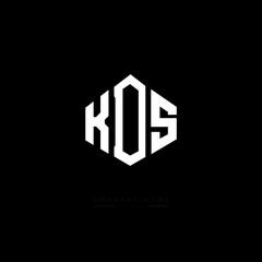 KDS letter logo design with polygon shape. KDS polygon logo monogram. KDS cube logo design. KDS hexagon vector logo template white and black colors. KDS monogram, KDS business and real estate logo. 