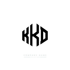 KKD letter logo design with polygon shape. KKD polygon logo monogram. KKD cube logo design. KKD hexagon vector logo template white and black colors. KKD monogram, KKD business and real estate logo. 