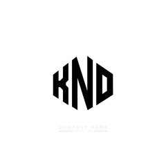 KNO letter logo design with polygon shape. KNO polygon logo monogram. KNO cube logo design. KNO hexagon vector logo template white and black colors. KNO monogram, KNO business and real estate logo.  - obrazy, fototapety, plakaty