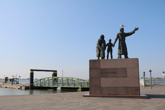 The emigrants in Bremerhaven, Germany