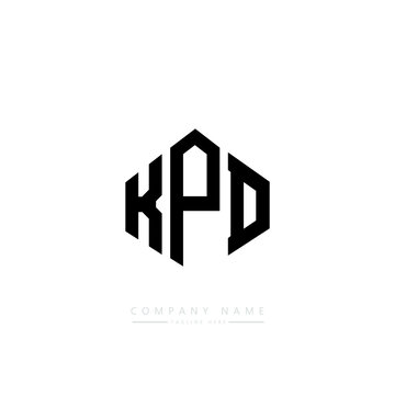 KPD letter logo design with polygon shape. KPD polygon logo monogram. KPD cube logo design. KPD hexagon vector logo template white and black colors. KPD monogram, KPD business and real estate logo. 