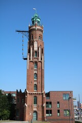 Fototapeta na wymiar Bremerhaven lighthouse in Germany