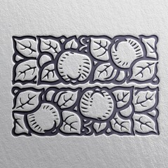 Abstract minimalistic  pattern, embossed paper №4