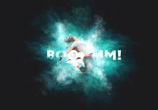 Dust or powder Explosion Effect