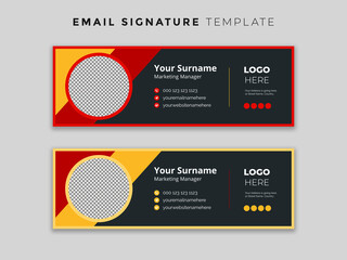 Modern Email Signature Template Design