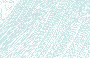 Plakat Grunge texture. Distress blue rough trace. Captiva
