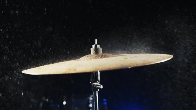 crash playing throwing up sparks of water