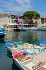 Obraz premium Port Grimaud, France Provence côte d'azur