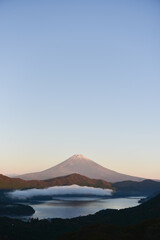 富士山と芦ノ湖