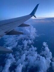 view from airplane window