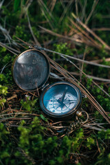 Compass in the Woods © Ethan