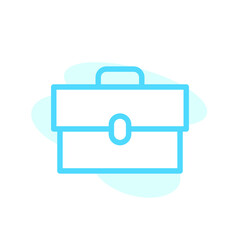 Vector illustration of briefcase icon design template