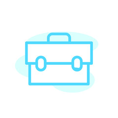 Vector illustration of briefcase icon design template