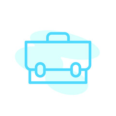 Vector illustration of briefcase icon design template