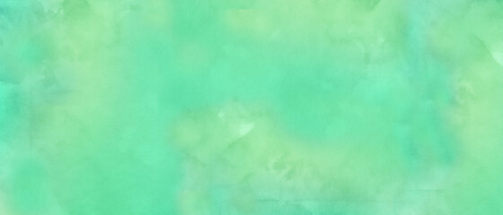 Beautiful green watercolor background with distressed texture isolated on white canvas, abstract background design