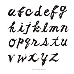 筆文字　アルファベット