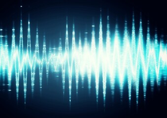 抽象的な光の波