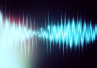 抽象的な光の波