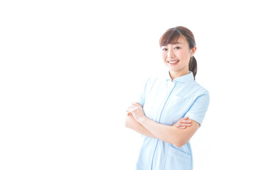 自信がある若い看護師
