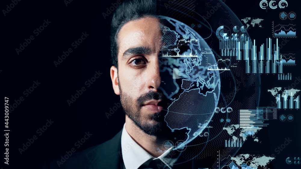Aufkleber ai　人工知能　グローバルネットワーク