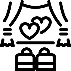 love movie outline icon