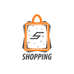 Vector Logo Design For Shopping Or Buying