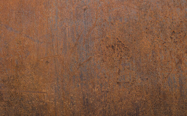 Grunge rusted metal texture, rust, and oxidized metal background. Old metal iron panel