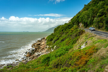 Picturesque drive long the Captain Cook Hightway in North Queensland, Australia