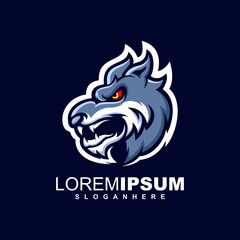 wolf logo vector inspiration