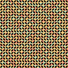 Abstract Geometric Pattern generative computational art illustration