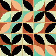 Abstract Geometric Pattern generative computational art illustration