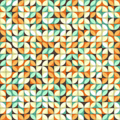 Abstract Geometric Pattern generative computational art illustration
