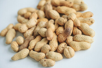 close up of peanuts