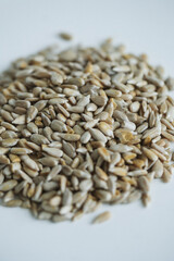 sunflower seeds on a table