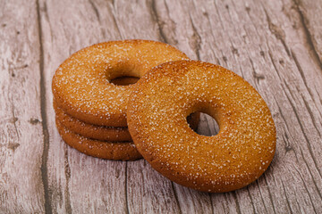 Sweet and crispy ginger cookies