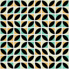 Abstract Geometric Pattern generative computational art illustration