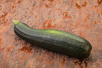 Tasty young organic natural zucchini