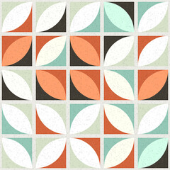 Fototapeta premium Abstract Geometric Pattern generative computational art illustration