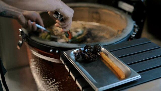 Food on a plate
Dinner. Delicious codfish on a plate
