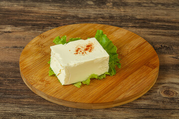 Greek traditional soft feta cheese