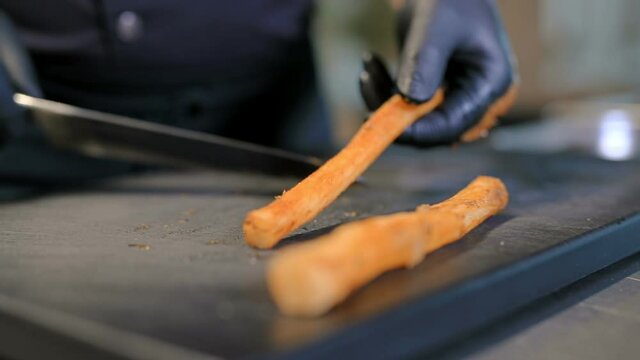 Food on a plate
Dinner. Delicious codfish on a plate
