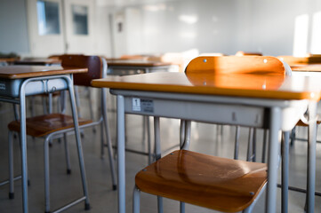 誰もいない教室