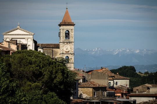 village of Ceccano in Italy