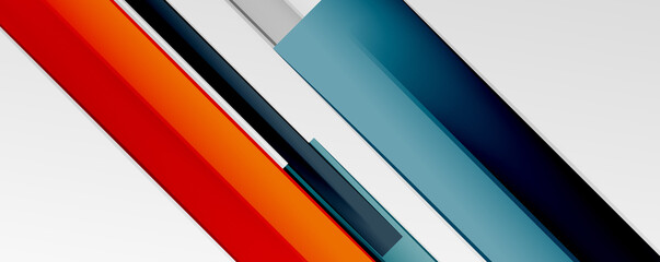 Multicolored lines background. Design template for business or technology presentations, internet posters or web brochure covers