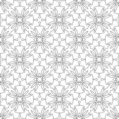 Vector geometric pattern. Repeating elements stylish background abstract ornament for wallpapers and 

backgrounds. Black and white colors 