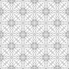 Vector geometric pattern. Repeating elements stylish background abstract ornament for wallpapers and 

backgrounds. Black and white colors 