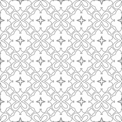 Vector geometric pattern. Repeating elements stylish background abstract ornament for wallpapers and 

backgrounds. Black and white colors 