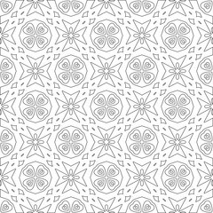 Vector geometric pattern. Repeating elements stylish background abstract ornament for wallpapers and 

backgrounds. Black and white colors 