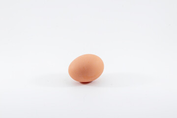 chicken egg isolated on white background